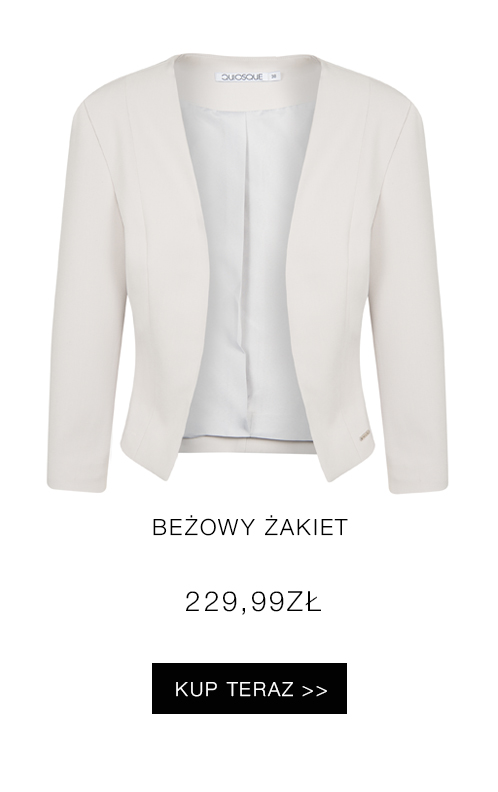 beżowy żakiet