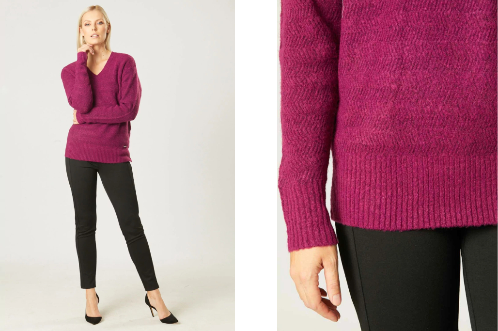 Gruby sweter damski
