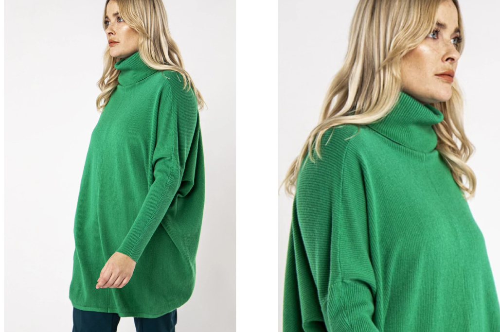 Sweter z golfem