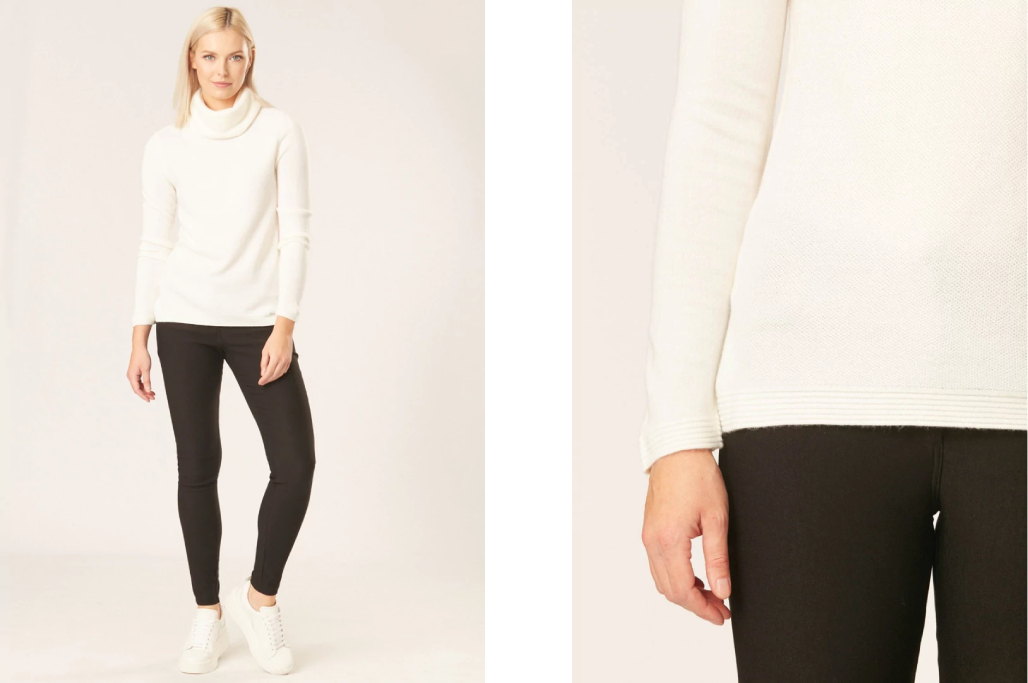 Sweter z golfem