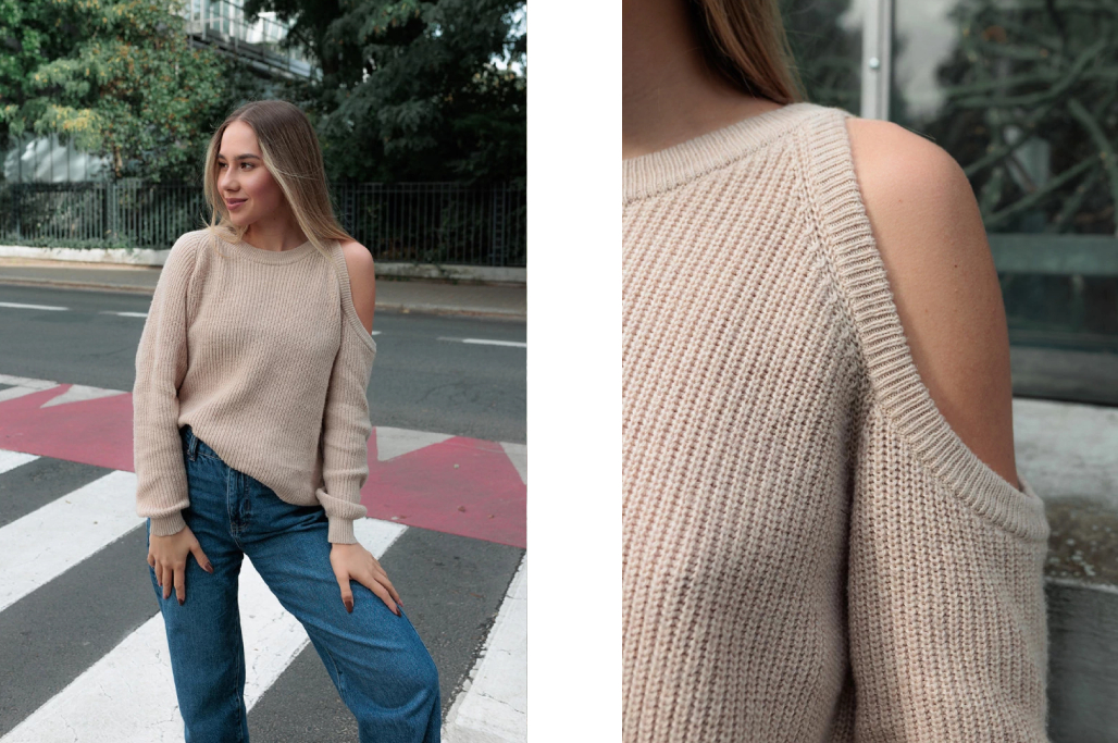 Sweter Lynne Beige LAURELLA