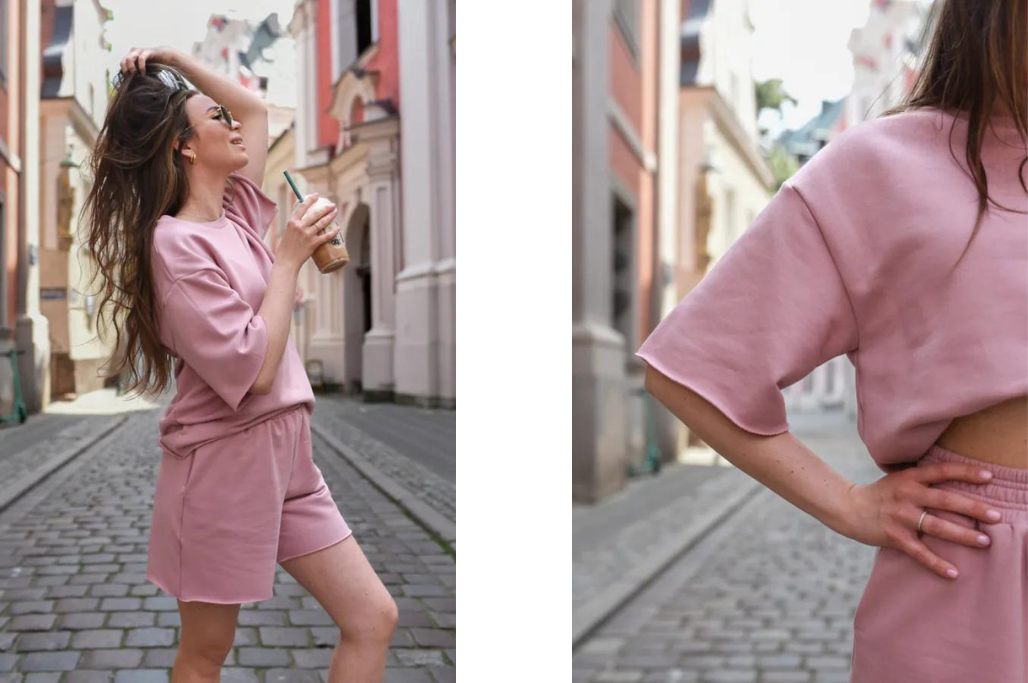 Komplet Naoma Dark Pink