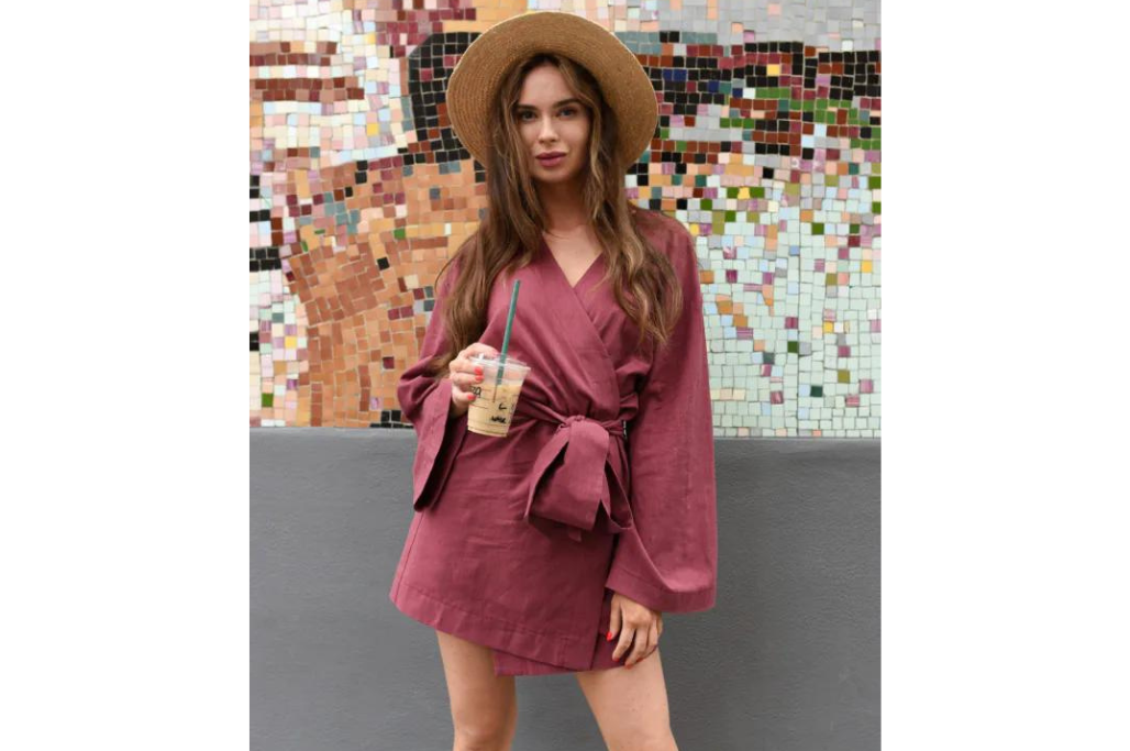Sukienka Kimono Wild Roses