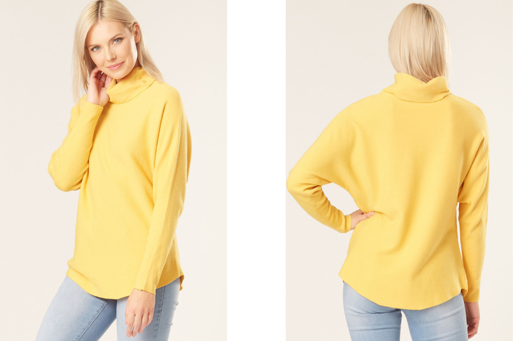 Sweter z golfem