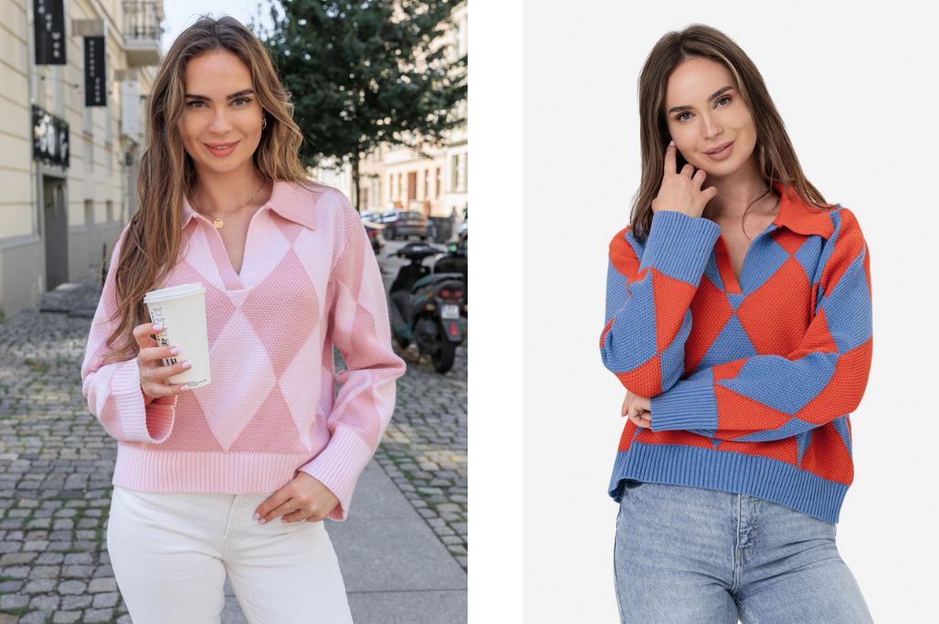 Sweter polo Laurella i sweter polo 